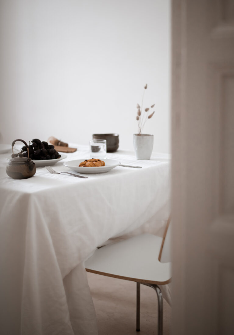 table set for Mindful or Intuitive Eating