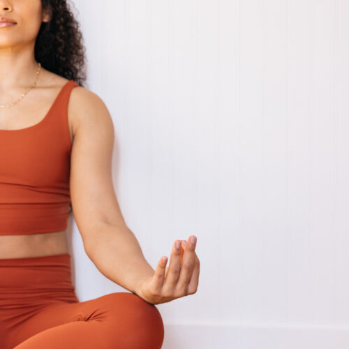 woman making mediation a daily habit