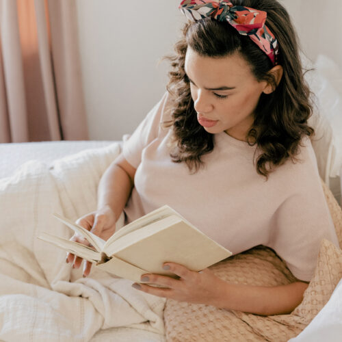 woman reading