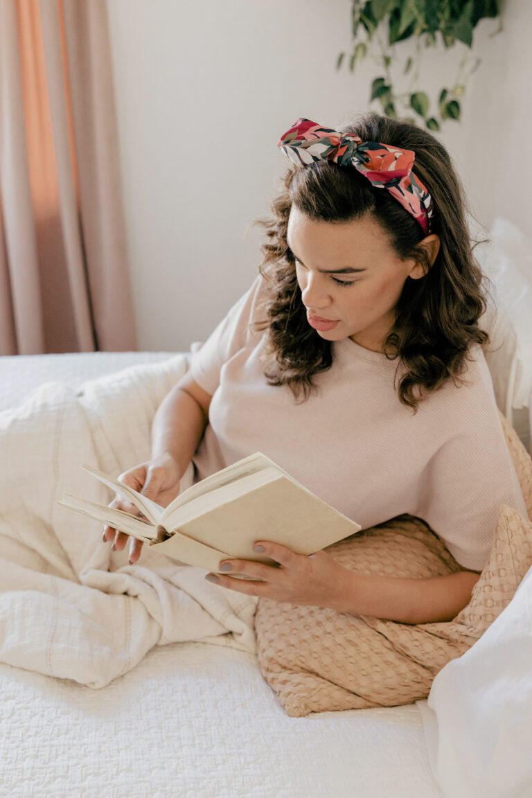 woman reading