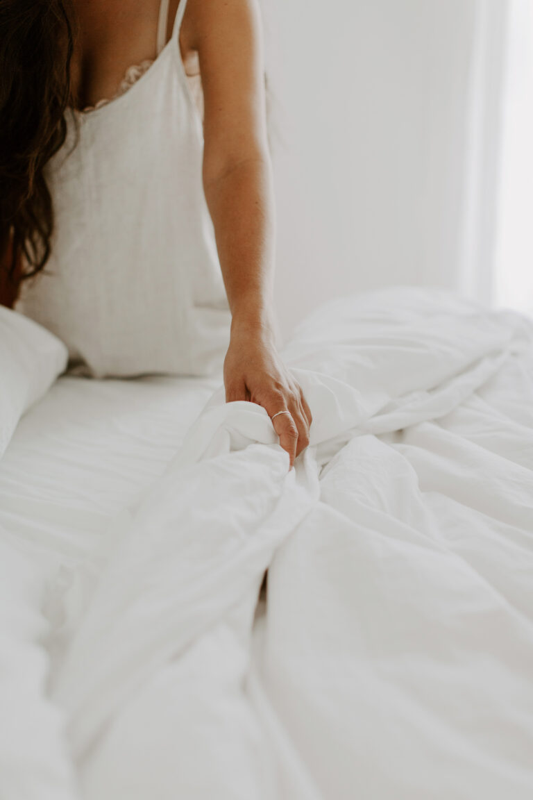 women getting ready for sleep