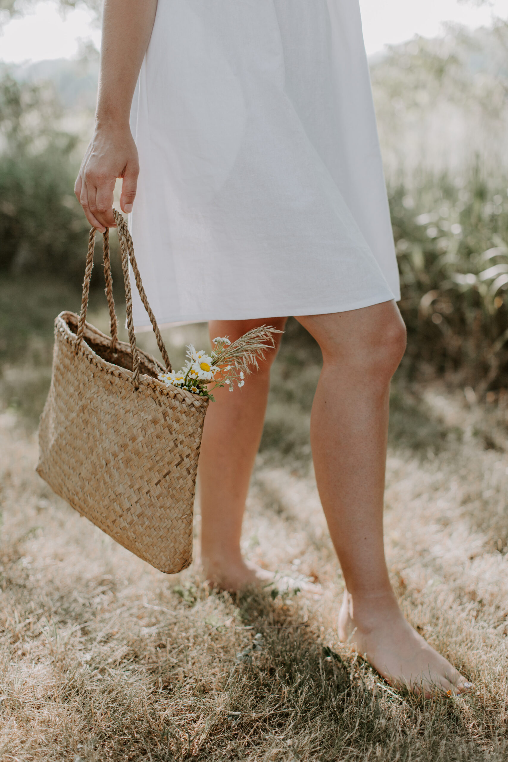 walking in nature to quiet your mind