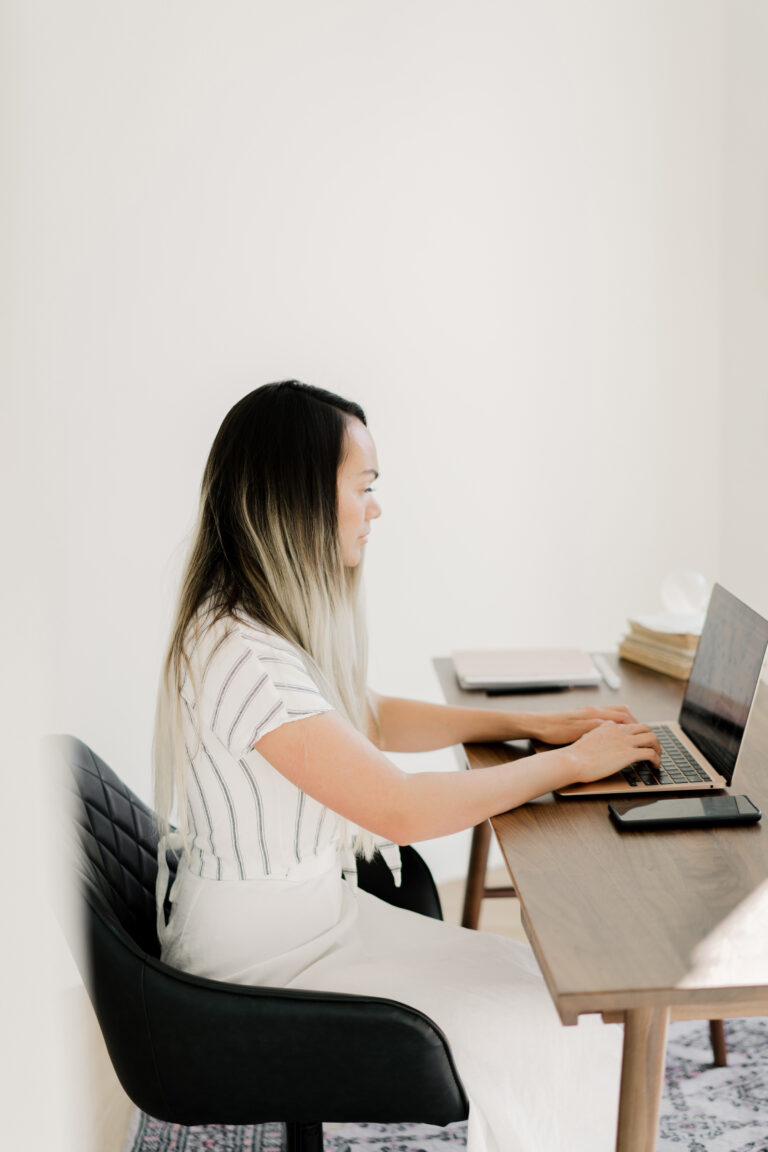 woman using mindfulness to boost productivity