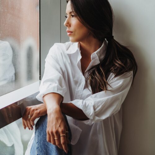 woman thinking about how to overcome self sabotage