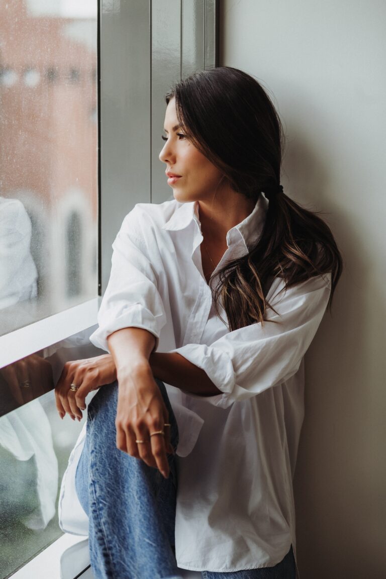 woman thinking about how to overcome self sabotage